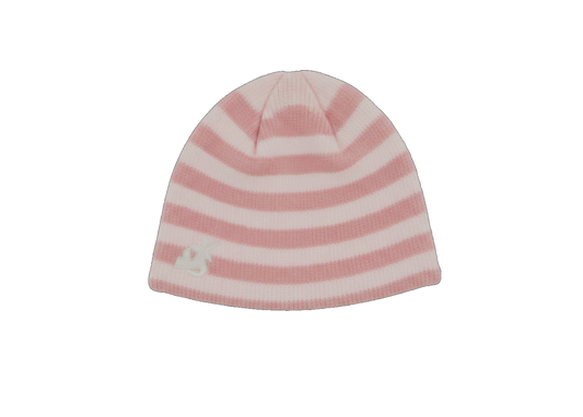 STRIPED* PINK BEANIE